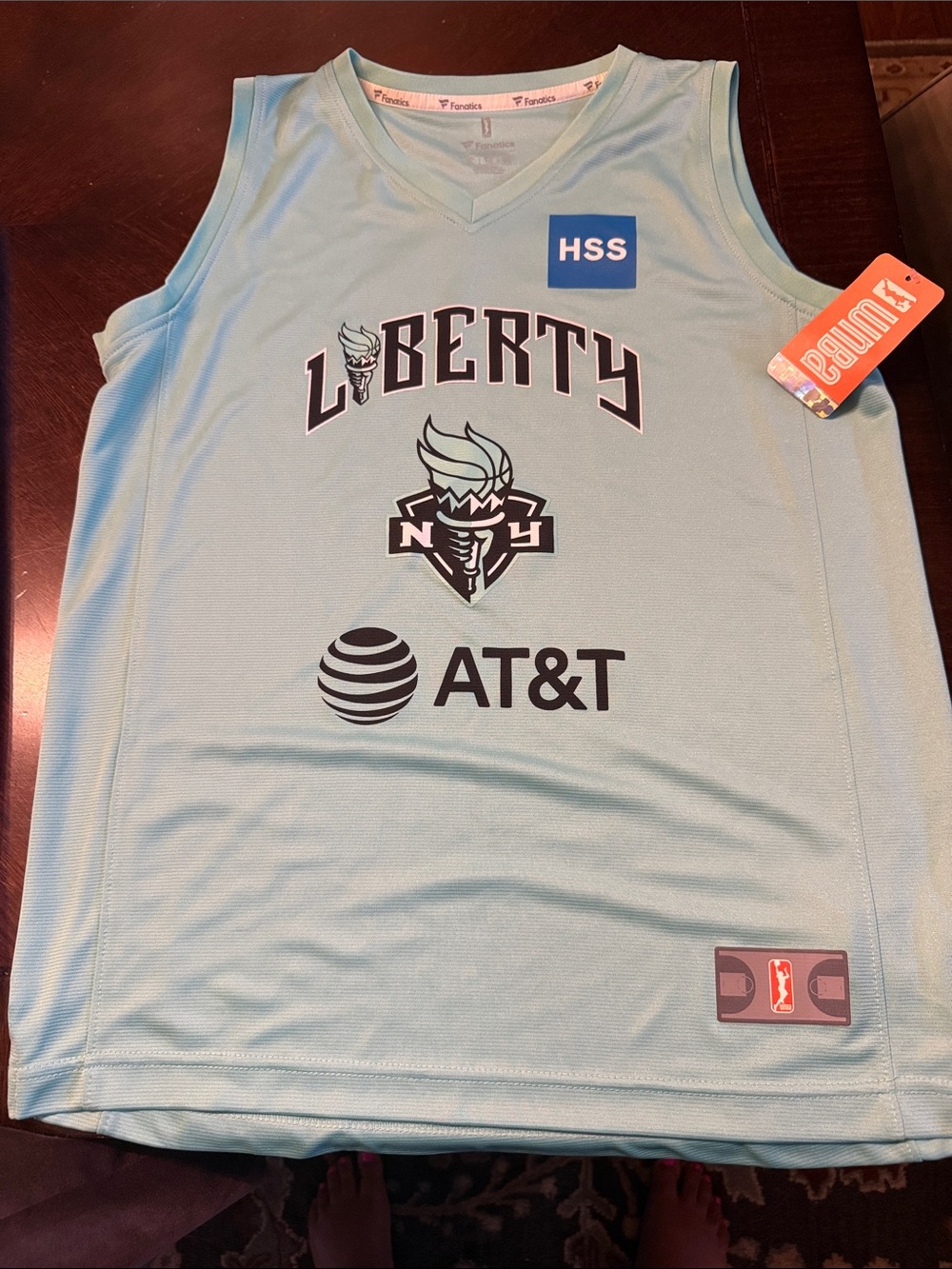 Puma New York Liberty Youth Jersey in Light Blue